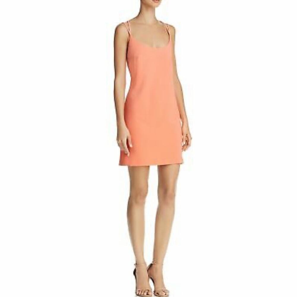 French Connection Coral Backless Strappy Slip Dress Size 10 - Picture 5 of 16